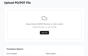 po-file upload dashboard