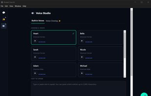 Text to Speech Screen