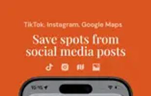 Save spots from social media posts