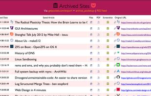Pocket Stream Archive screenshot 1