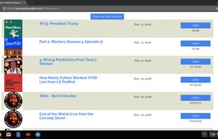 Newest episodes for the podcast you subscribe to