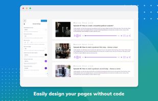 Podcastpage.io screenshot 3