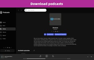 Podcasts screenshot 1