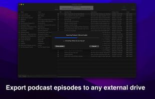 Podcasts Export screenshot 3