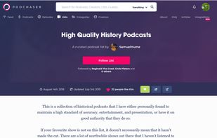 Podchaser screenshot 1