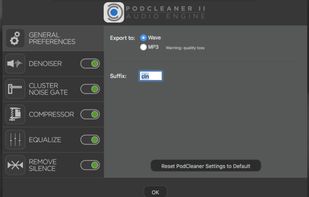 PODcleaner screenshot 1