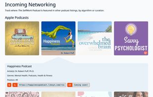 Discover incoming and outgoing related podcasts, called "Networking."