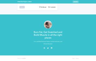 Example site, footer.