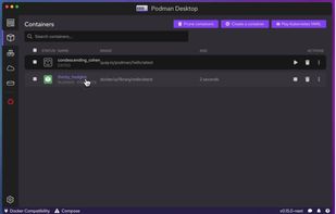 Manage containers. Part 1 of 3. Supported engines and orchestrators include Podman, Docker, Lima, kind, Red Hat OpenShift, Red Hat OpenShift Developer Sandbox.