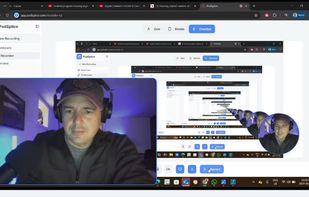 Podsplice screen recording - choose your webcam shape and other settings