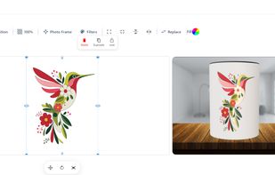 This is the Product Customizer where you can enable product personalization for your customers. It allows buyers to customize designs, text, and layouts before placing an order.