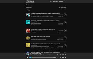 Podverse screenshot 1