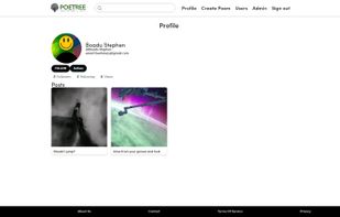 Poetree Profile Page