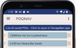 POI-2-NAV: Waypoints Database screenshot 3