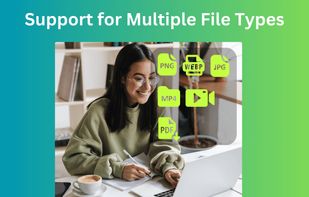 Besides the screen recording function, Pointa allows users to upload existing images, PDFs, and videos. This makes it easy to edit existing content and give it new life.