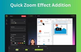 After uploading your file, just mark anywhere you want to zoom with a single click. Simple and efficient.