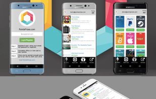 Mobile apps for both iOS and Android. The mobile apps also allow users to earn points by watching video advertisements.