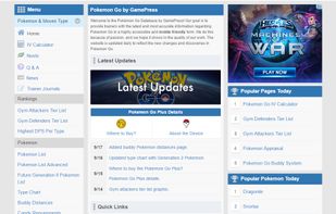 Pokemon Go Database screenshot 1