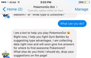 Find which Pokemon to use in a gym battle by asking "How to defeat Magmar?"
