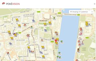 PokéVision screenshot 1