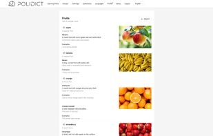 Built in collections of words