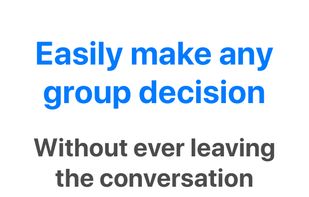 Polls for iMessage screenshot 1