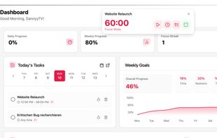 PomoDash screenshot 2