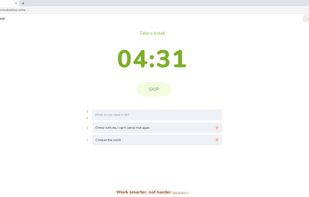 Short break, the first task was removed.