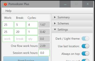 Pomodozer Plus screenshot 1
