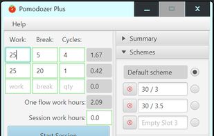 Pomodozer Plus screenshot 1
