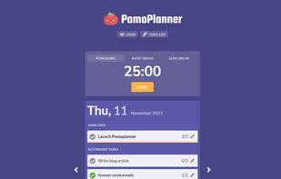 PomoPlanner.app screenshot 1