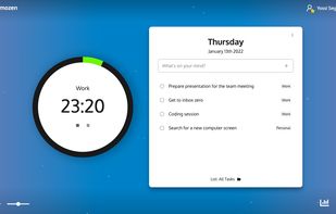 Simple, clean interface