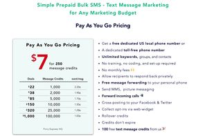 Simple Prepaid Bulk SMS Marketing - Text Message Marketing for Any Marketing Budget - Pay As You Go Pricing