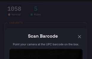 Pop box addition to inventory scan feature.