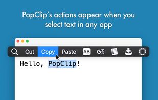 Popclip screenshot 1