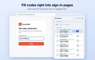 Popout Authenticator screenshot 1