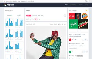 Posts feed with ability to sort posts by type of engagement and filter by post types