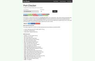 Port Checker screenshot 1