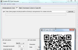 Portable QR-Code Generator screenshot 1