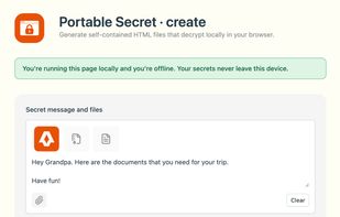 Portable Secret screenshot 1