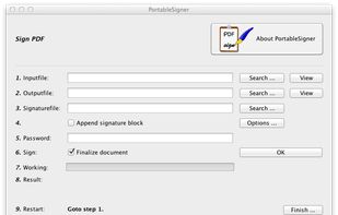 PortableSigner screenshot 1