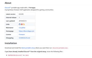 Portapps screenshot 1