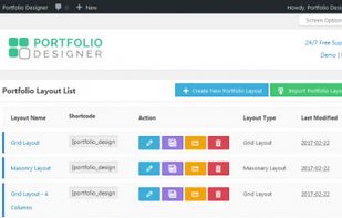 Portfolio Designer WordPress Plugin screenshot 3