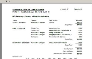 Portfolio Estimator - Trademarks screenshot 1