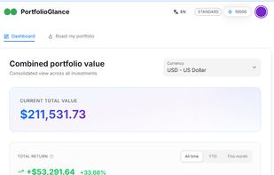 PortfolioGlance screenshot 1