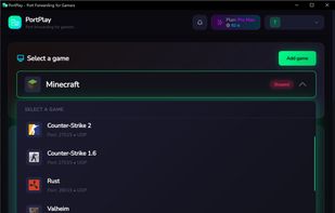 Game Presets — Ready-to-use configurations for Minecraft, CS2, Rust, Valheim & more