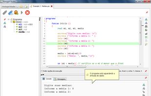 Portugol Studio screenshot 1
