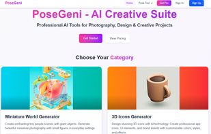 PoseGeni screenshot 1