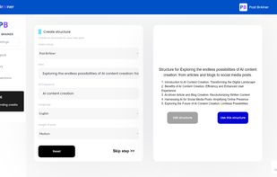 Post BrAIner screenshot 3