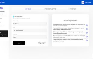 Post BrAIner screenshot 2